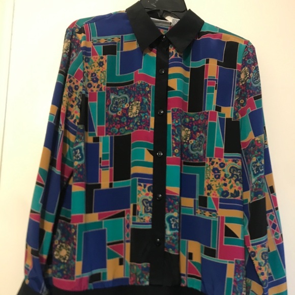 Alfred Dunner Tops - vintage blouse Alfred dunner multicolor